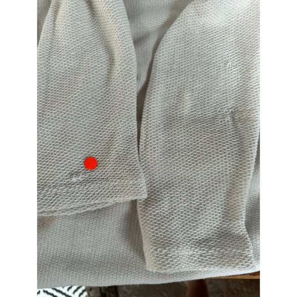 STYLE & CO Holiday Snow Globe Christmas Top Sz M Beige Cotton Blend Blemish - Picture 14 of 16